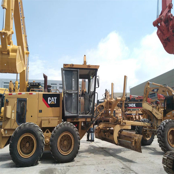 Caterpillar 140 Gc Motor Grader 17 Ton CAT 140K Caterpillar Motor Grader sử dụng