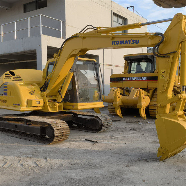 Chất lượng cao 6,3 tấn sử dụng Nhật Bản nhập khẩu Komatsu pc 55 MR máy đào bò với giờ làm việc ngắn hơn
