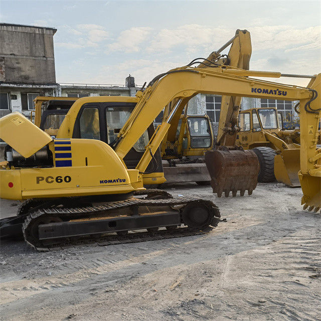 Chất lượng cao 6,3 tấn sử dụng Nhật Bản nhập khẩu Komatsu pc 55 MR máy đào bò với giờ làm việc ngắn hơn
