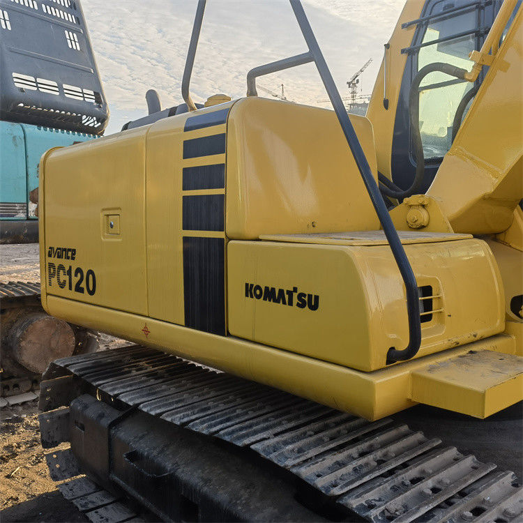 Chất lượng cao 12 tấn máy đào cũ Nhật Bản nhập khẩu Komatsu Pc 120 máy đào bò với giờ làm việc ngắn hơn