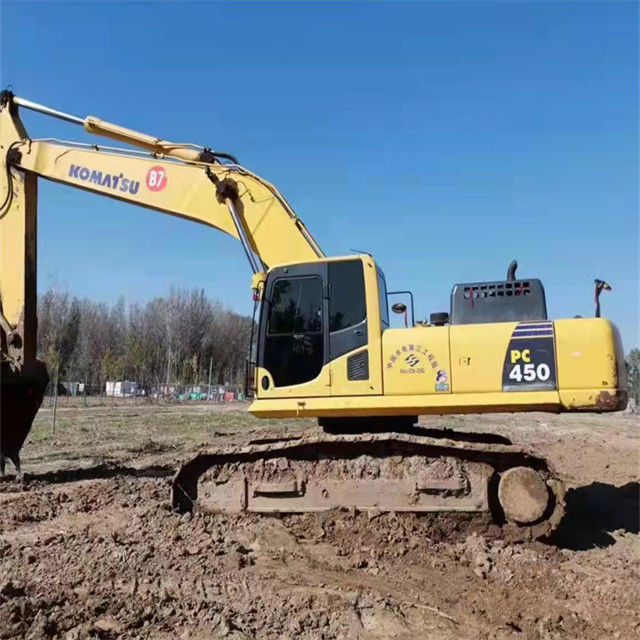 45 tấn gần như mới Nhật Bản nhập khẩu crawler excavator máy sử dụng sửa chữa Komatsu pc 450-7