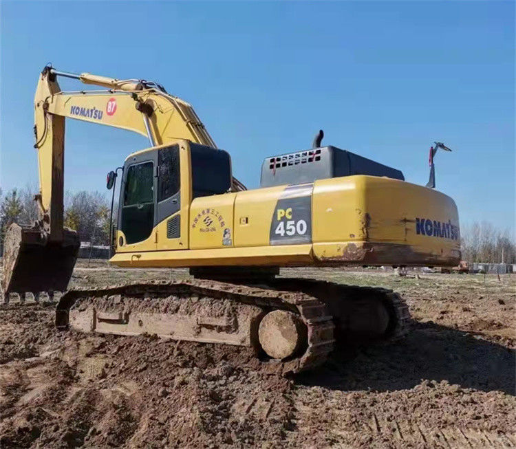 45 tấn gần như mới Nhật Bản nhập khẩu crawler excavator máy sử dụng sửa chữa Komatsu pc 450-7