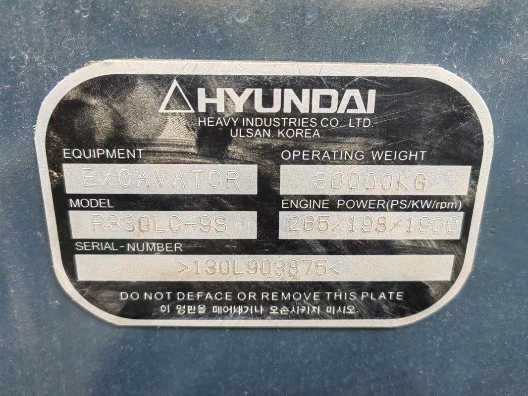33 tấn sẵn sàng để làm việc và có kinh nghiệm sử dụng Hàn Quốc nhập khẩu Hyundai DH330LC-9