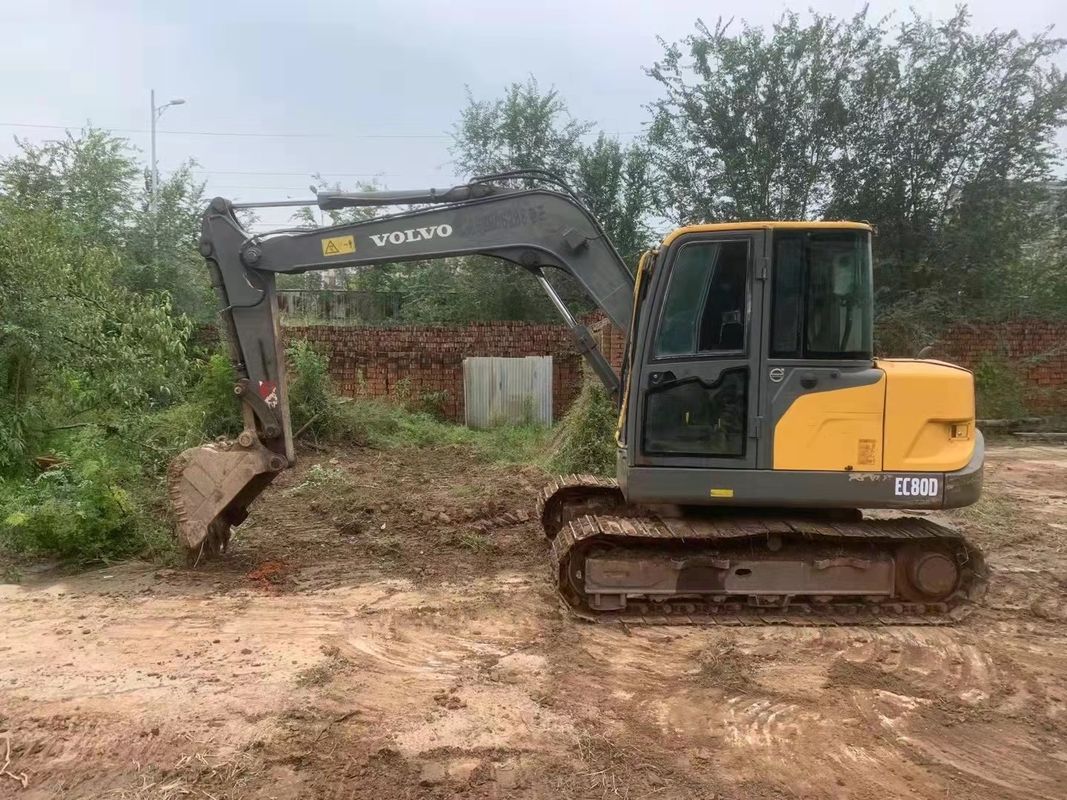 Thụy Điển nhập khẩu chất lượng cao Volvo EC80D máy đào lùn được sử dụng gần như mới 100% sẵn sàng