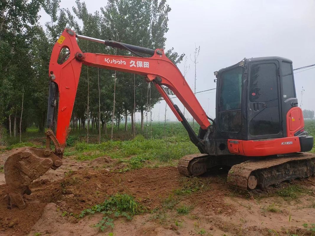 Kubota Mini Excavator cũ Kubota Kx165 Máy đào cũ Trọng lượng sử dụng 5,54t