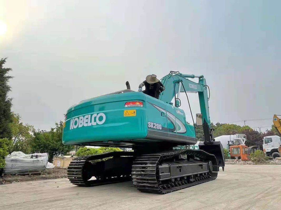Máy khai quật Kobelco SK200 Crawler cũ để bán. Máy khai quật 20 tấn từ Trung Quốc.