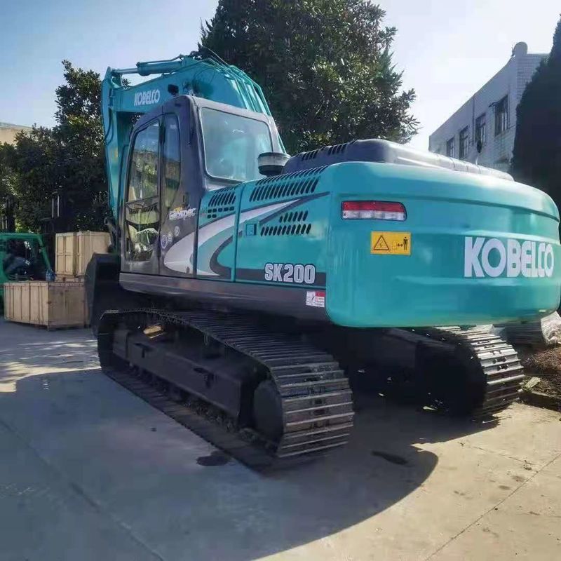 Máy khai quật Kobelco SK200 Crawler cũ để bán. Máy khai quật 20 tấn từ Trung Quốc.