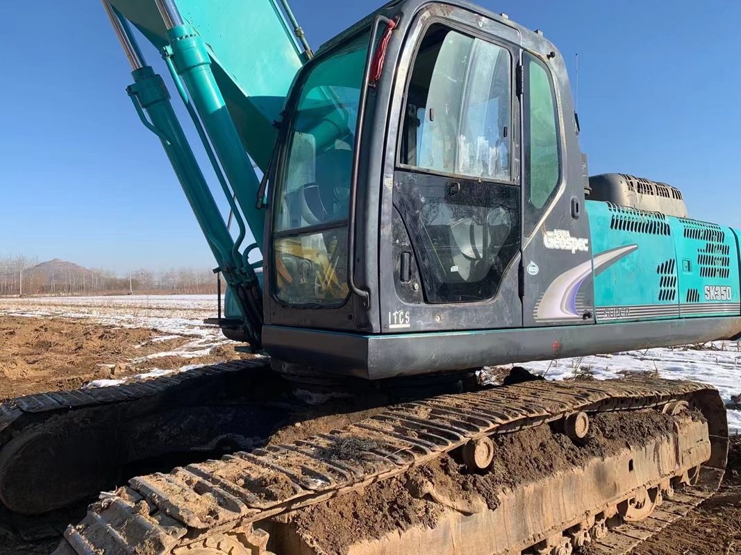 11.35m Max Reach Kobelco 350 Lc 8 9 10 Máy đào sử dụng Trọng lượng 37,6t