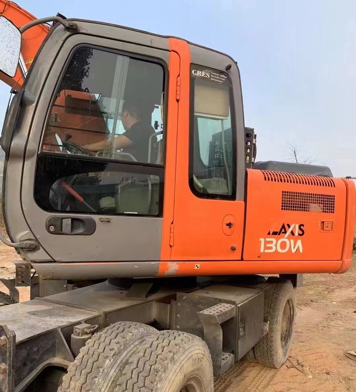 14 tấn Nhật Bản nhập khẩu 90% mới Hitachi ZX 130W xe đào bánh xe cũ với chất lượng cao và hiệu suất tốt nhất để bán