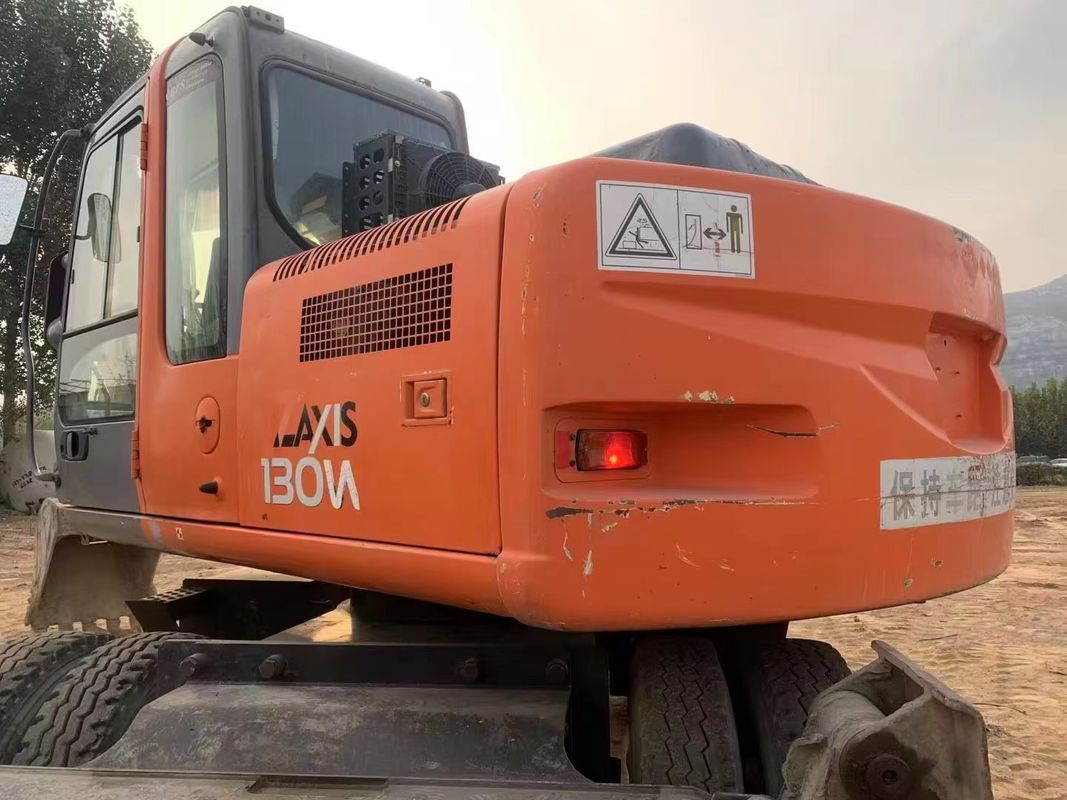 14 tấn Nhật Bản nhập khẩu 90% mới Hitachi ZX 130W xe đào bánh xe cũ với chất lượng cao và hiệu suất tốt nhất để bán