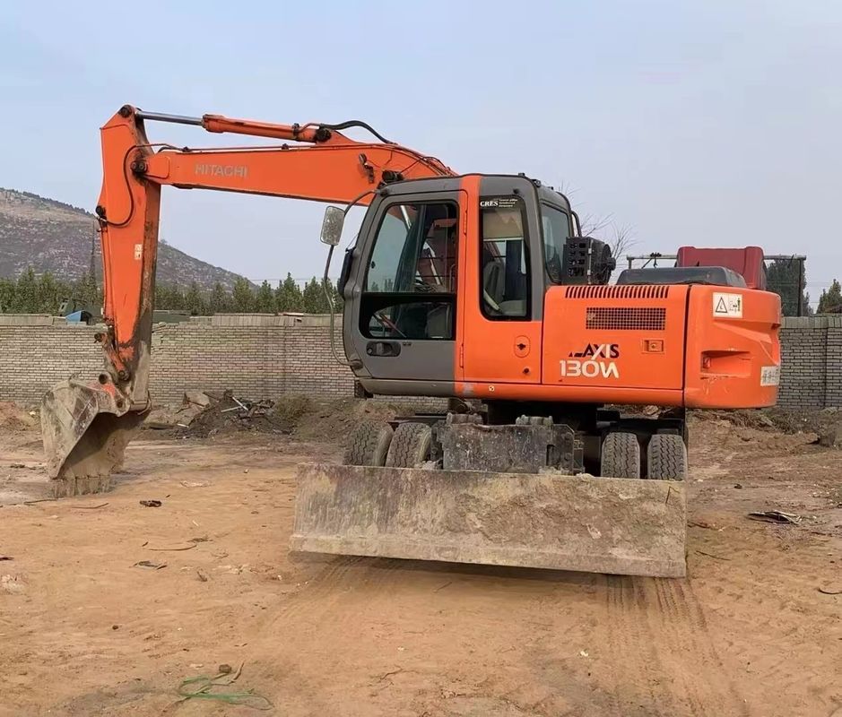 14 tấn Nhật Bản nhập khẩu 90% mới Hitachi ZX 130W xe đào bánh xe cũ với chất lượng cao và hiệu suất tốt nhất để bán