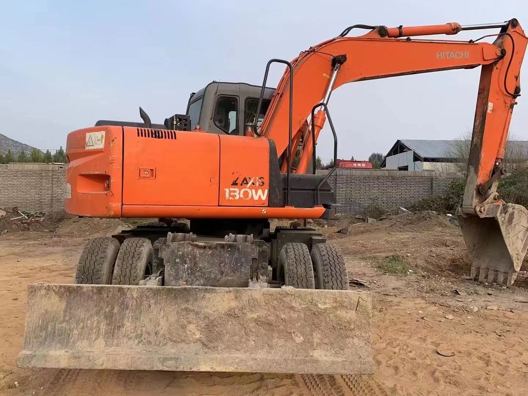 14 tấn Nhật Bản nhập khẩu 90% mới Hitachi ZX 130W xe đào bánh xe cũ với chất lượng cao và hiệu suất tốt nhất để bán