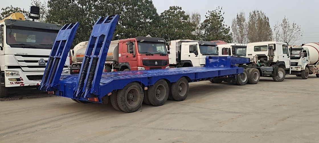 Semi-trailer hai trục thấp có độ trống đất thấp và khả năng chịu tải mạnh