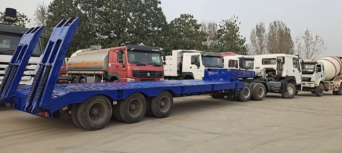 Semi-trailer hai trục thấp có độ trống đất thấp và khả năng chịu tải mạnh