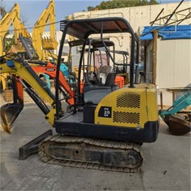 2 Tons sử dụng Nhật Bản Komatsu PC 20 MR máy đào bò với giờ làm việc thấp và lý tưởng
