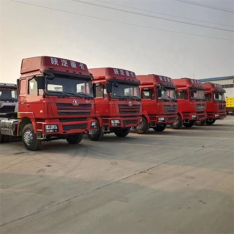 6*4 Shacman sử dụng xe tải máy kéo với hệ thống kiểm soát ổn định điện tử và màn hình cảm ứng