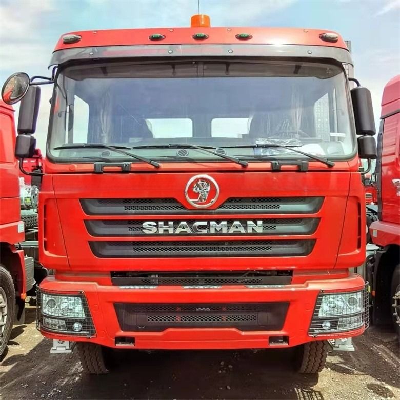 6*4 Shacman sử dụng xe tải máy kéo với hệ thống kiểm soát ổn định điện tử và màn hình cảm ứng