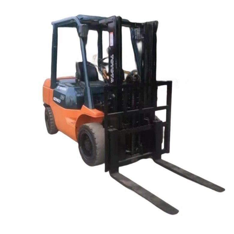 Nhiều chức năng 3 tấn Nhật Bản nhập khẩu Toyota xe nâng đã qua sử dụng sẵn sàng trong giờ làm việc thấp