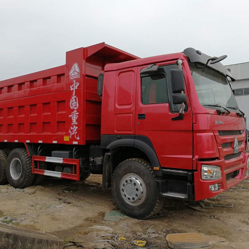 Xách tay thứ hai 371hp Dump Truck sử dụng Howo 6x4 Tipper Truck với hệ thống đa phương tiện 10 bánh xe