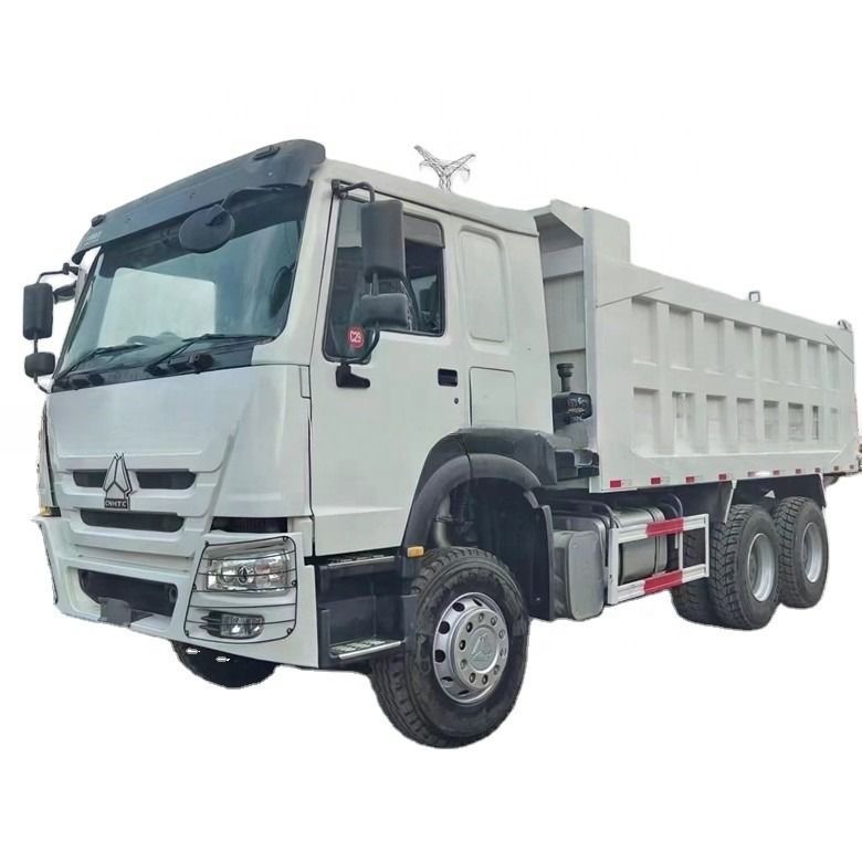 Hệ thống đa phương tiện được trang bị 6x4 Howo Dump Truck Sinotruck 371 LHD với và lái trái