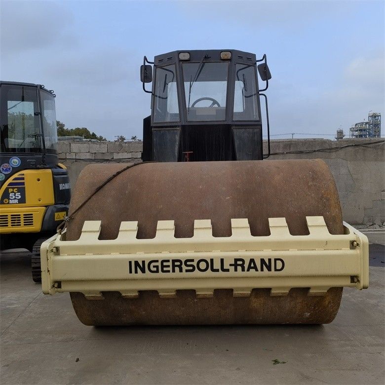 Mỹ nhập khẩu nguyên bản Ingersoll-Rand SD100 máy móc đường sử dụng single drum roller