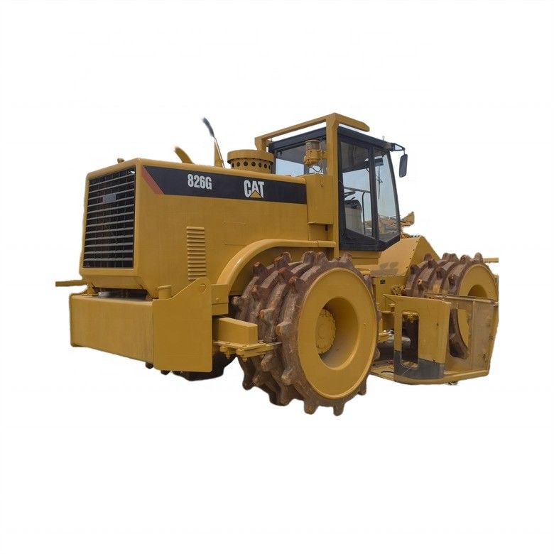 35 tấn sử dụng Caterpillar Cat 826G compactor trong tình trạng tuyệt vời màu gốc Nhật Bản