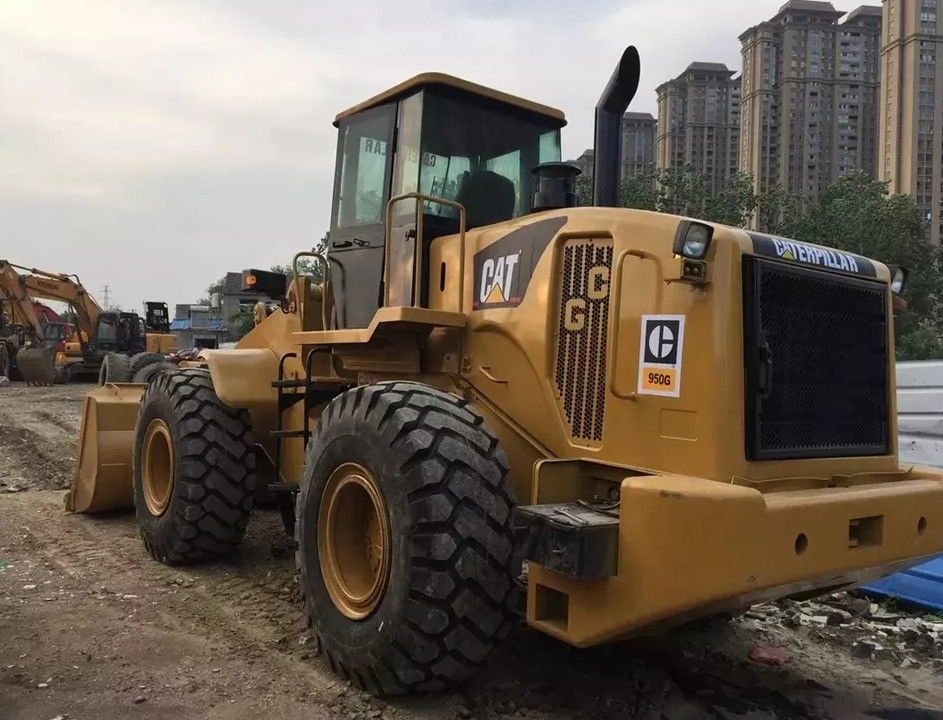 Thả hàng 5 tấn Nhật Bản Caterpillar 950G Loader sử dụng Cat 950 Loader bánh tay