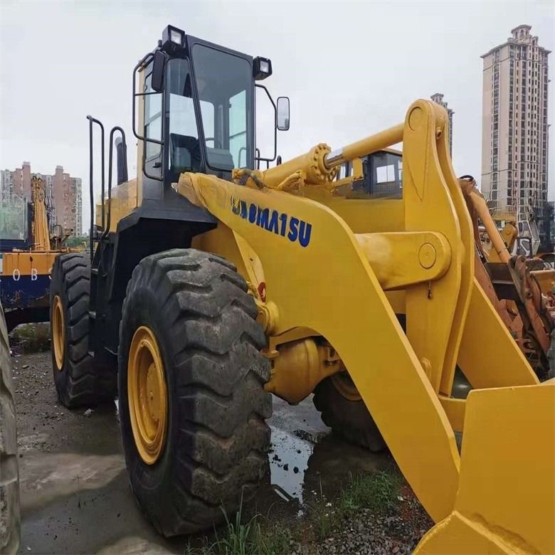 Nhật Bản làm WA420-3 3.5cbm 6t sử dụng Komatsu bánh xe tải cho hoạt động di chuyển đất