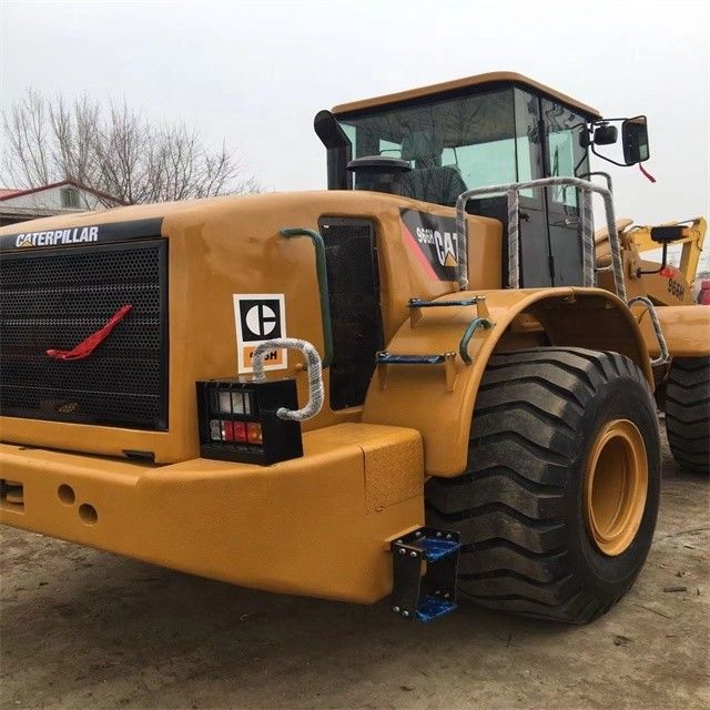 24 Tons Used CAT 966h Wheel Loaders with Low Working Hours gốc được sản xuất tại Nhật Bản