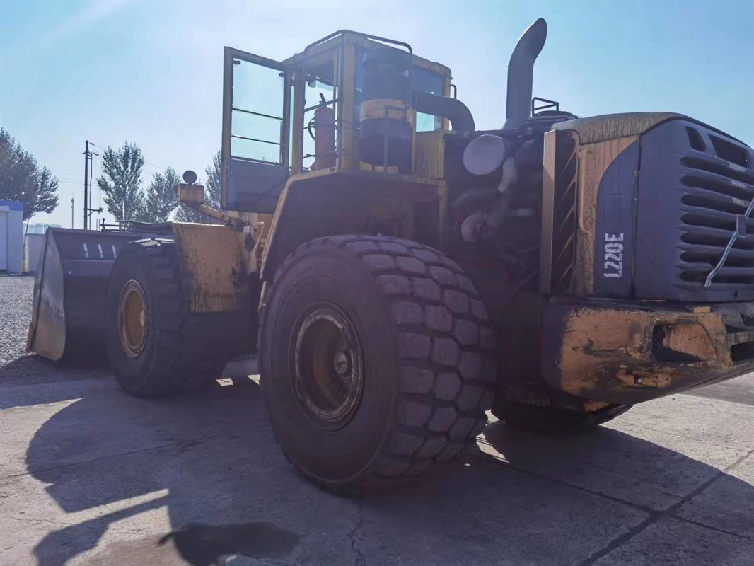 4WD Type Loader sử dụng VOLVO L220E Thiết kế ban đầu bánh xe Skid-Steer Loader loại di chuyển