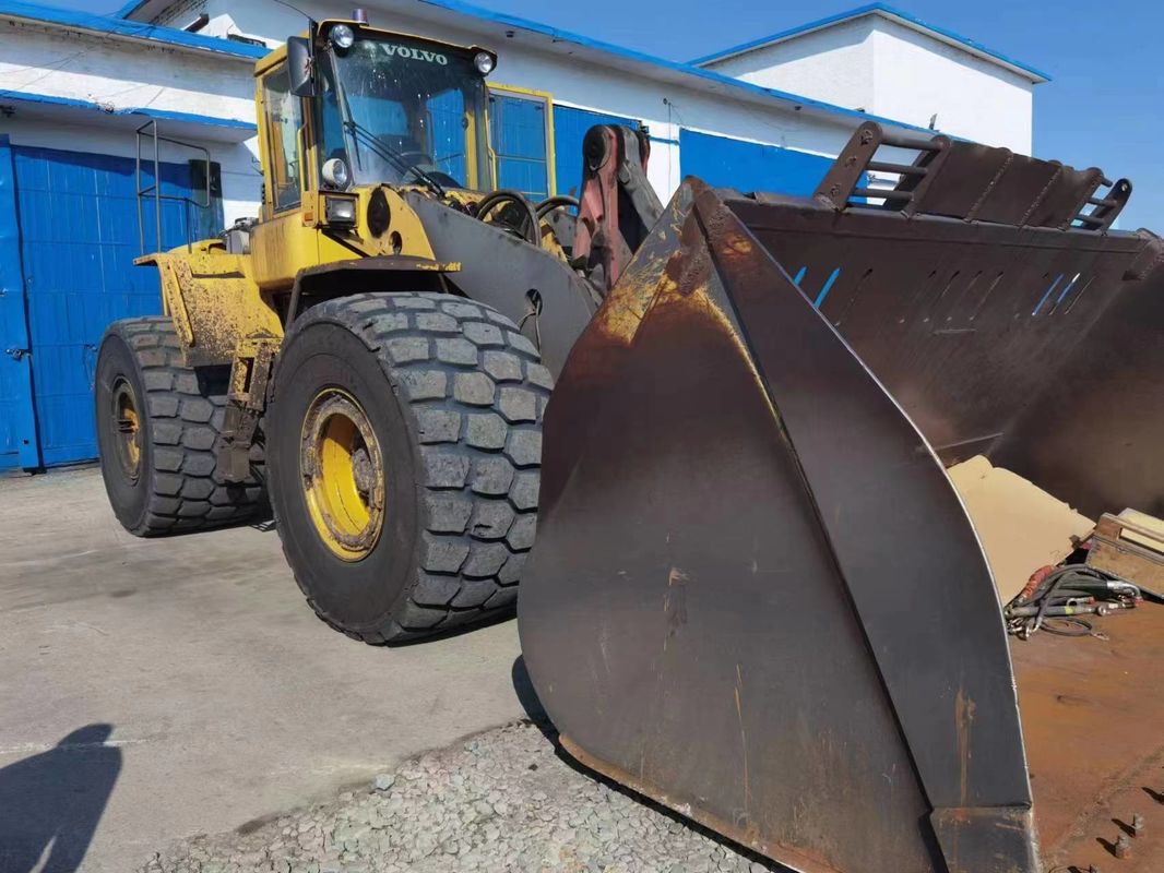 4WD Type Loader sử dụng VOLVO L220E Thiết kế ban đầu bánh xe Skid-Steer Loader loại di chuyển