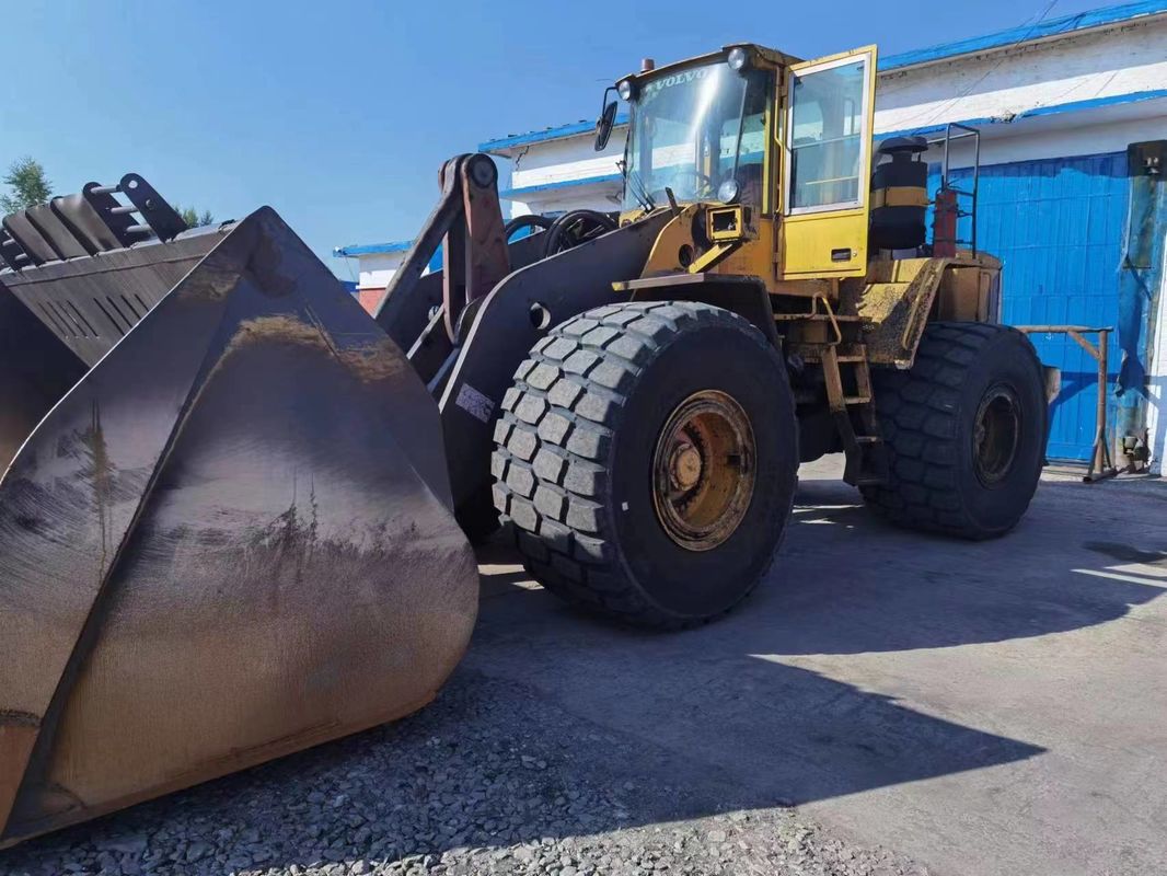 4WD Type Loader sử dụng VOLVO L220E Thiết kế ban đầu bánh xe Skid-Steer Loader loại di chuyển