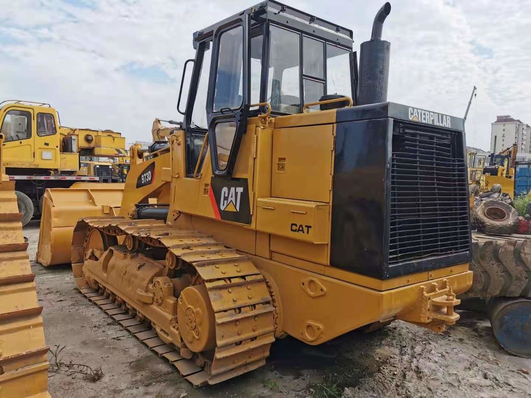 Máy tải bánh xe Nhật Bản sử dụng cho hoạt động mượt mà và di chuyển loại CAT 973