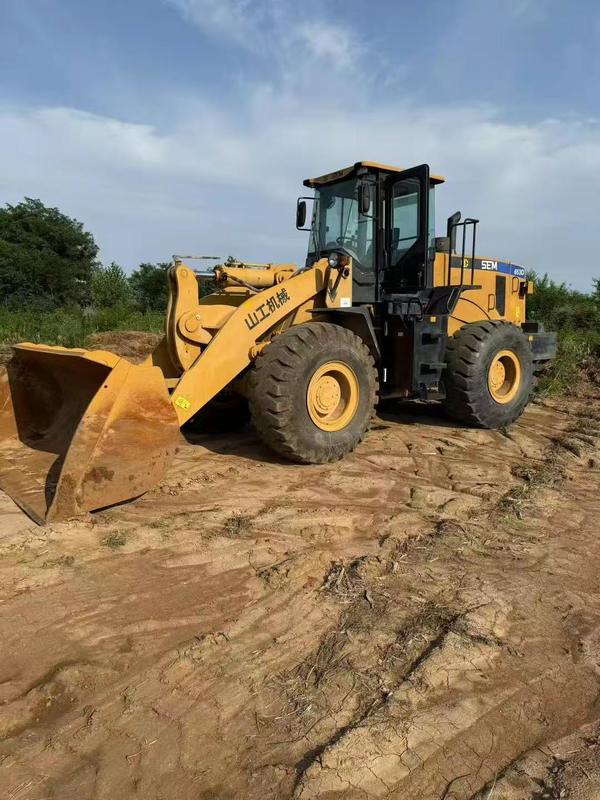 Máy nạp bánh xe SEM653D 5 tấn được sử dụng được sửa chữa sẵn sàng xuất khẩu trên toàn thế giới
