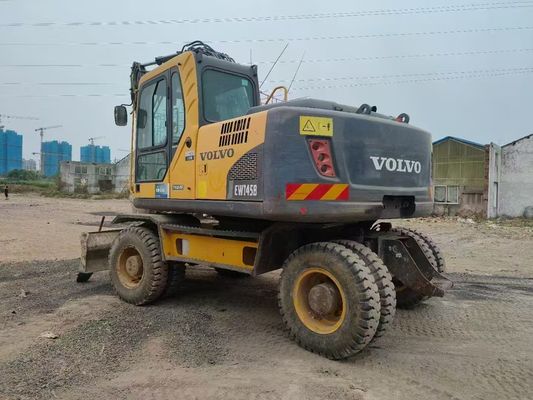 Volvo sử dụng EW145B máy đào bánh xe đáng tin cậy máy đào bánh xe tay thứ hai