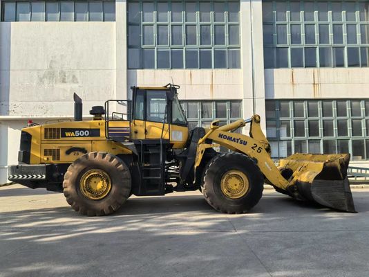 Máy tải bánh xe Komatsu WA500-6 cũ Máy tải phía trước hạng nặng xuất khẩu từ Trung Quốc